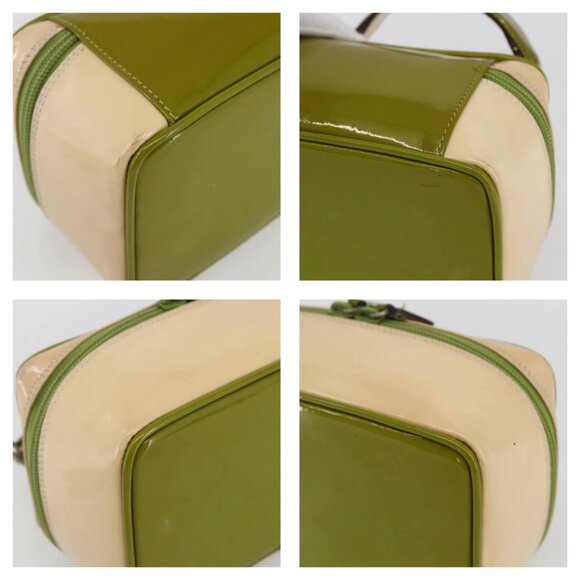 Authentic GUCCI Vanity Hand Pouch Patent Leather bst276-121625 - Picture 9 of 16
